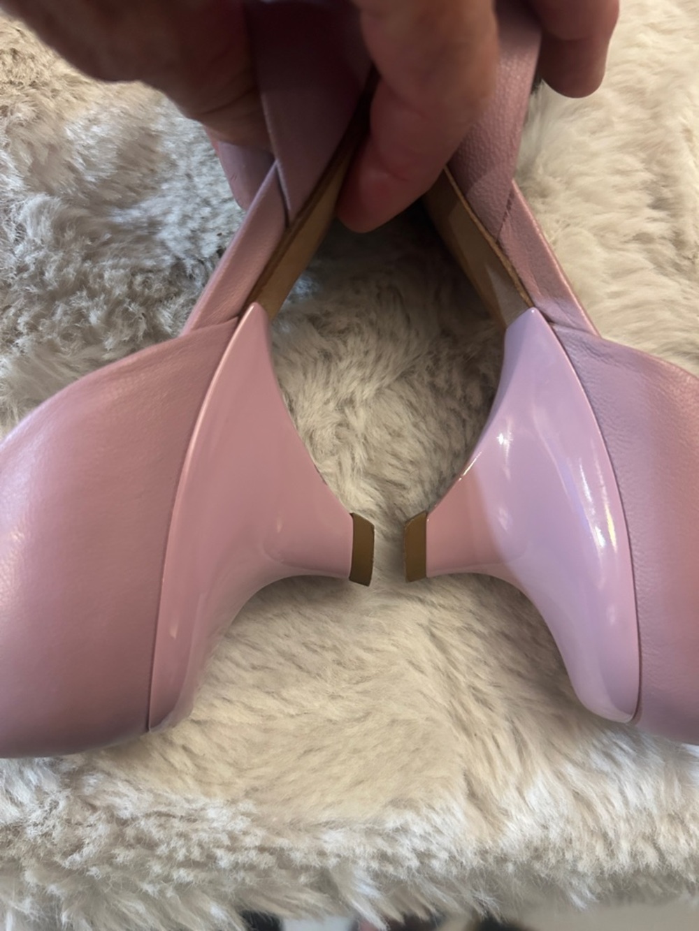 Furla Dusty Rose Pointed-Toe D'Orsay Heels - Picture 13 of 14